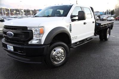 Used 2021 Ford F-450 XL Crew Cab 4WD, Flatbed Truck for sale #P58483 - photo 1