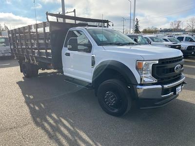 Used 2022 Ford F-550 XL Regular Cab 4WD, Stake Bed for sale #P58506 - photo 1