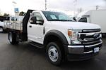 Used 2021 Ford F-550 XLT Regular Cab 4WD, Flatbed Truck for sale #P58612 - photo 1