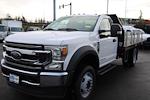 Used 2021 Ford F-550 XLT Regular Cab 4WD, Flatbed Truck for sale #P58612 - photo 4