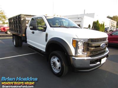Used 2017 Ford F-450 XL Super Cab 4x4, 12' 3" Knapheide Value-Master X Stake Bed for sale #220336A - photo 1