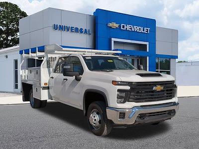 New 2024 Chevrolet Silverado 3500 Work Truck Crew Cab 4WD, 9' Knapheide Contractor Body Contractor Truck for sale #DT6778 - photo 1