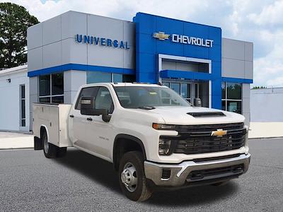 New 2024 Chevrolet Silverado 3500 Work Truck Crew Cab 4WD, 9' Reading Classic II Steel Service Truck for sale #DT7036 - photo 1