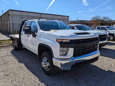 Used 2022 Chevrolet Silverado 3500 Work Truck Crew Cab 4WD, Knapheide PGTB Utility Gooseneck Flatbed Truck for sale #P7046 - photo 1