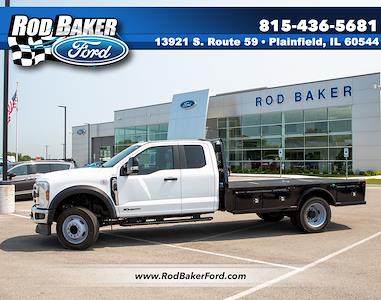 New 2024 Ford F-450 XL Super Cab 4x2, 11' 10" Knapheide PGTC Gooseneck Flatbed Truck for sale #T24247 - photo 1