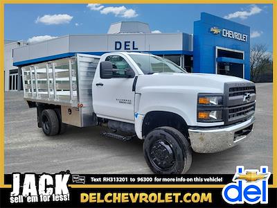 New 2024 Chevrolet Silverado 5500 Work Truck Regular Cab 4x4, Stake Bed for sale #245463 - photo 1