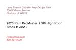 2023 Ram ProMaster 2500 High Roof FWD, Empty Cargo Van for sale #20510 - photo 4