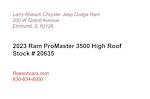 2023 Ram ProMaster 3500 High Roof FWD, Empty Cargo Van for sale #20635 - photo 3