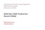 New 2024 Ram 2500 Tradesman Crew Cab 4x4, Pickup for sale #20642 - photo 3