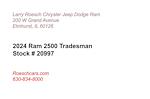 New 2024 Ram 2500 Tradesman Crew Cab 4x4, Pickup for sale #20997 - photo 3