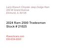 New 2024 Ram 2500 Tradesman Crew Cab 4x4, Pickup for sale #21025 - photo 4