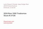 New 2024 Ram 3500 Tradesman Crew Cab 4x4, Cab Chassis for sale #21126 - photo 4