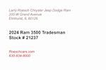 New 2024 Ram 3500 Tradesman Crew Cab 4x4, Pickup for sale #21237 - photo 3