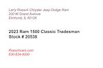 Used 2023 Ram 1500 Classic Tradesman Crew Cab 4x4, Pickup for sale #L6368 - photo 3