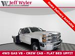 Used 2019 Chevrolet Silverado 3500 Work Truck Crew Cab 4x4, Flatbed Truck for sale #5690803A - photo 1