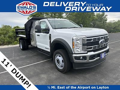 New 2024 Ford F-450 XL Regular Cab 4WD, Crysteel E-Tipper Dump Truck for sale #I15827 - photo 1