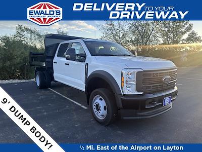 New 2024 Ford F-450 XL Crew Cab 4WD, 9' 6" Knapheide Drop Side Dump Truck for sale #I15861 - photo 1