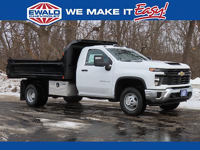 New 2025 Chevrolet Silverado 3500 Work Truck Regular Cab 4WD, 11' Crysteel E-Tipper Dump Truck for sale #25C253 - photo 1