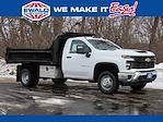 New 2025 Chevrolet Silverado 3500 Work Truck Regular Cab 4WD, 11' Crysteel E-Tipper Dump Truck for sale #25C253 - photo 1