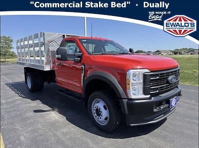 New 2023 Ford F-550 XL Regular Cab 4WD, Monroe Truck Equipment TradesPRO™ Stake Bed for sale #HG26597 - photo 1