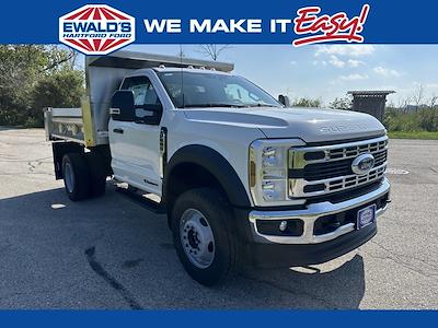 New 2024 Ford F-600 XL Regular Cab 4WD, 9' 7" Rugby Eliminator LP Stainless Steel Dump Truck for sale #HH28729 - photo 1