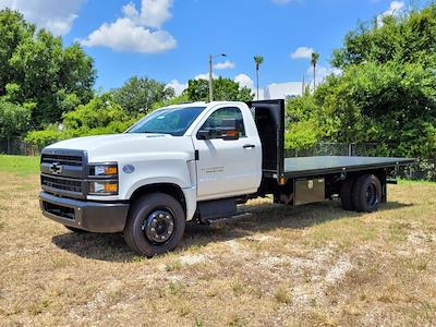 New 2023 Chevrolet Silverado 5500 Work Truck Regular Cab 4x2, Reading Action Fabrication Flatbed Truck for sale #C233749 - photo 1