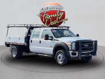 Used 2015 Ford F-550 XL Crew Cab 4x4, Flatbed Truck for sale #2F0256P - photo 1
