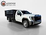 New 2025 GMC Sierra 3500 Pro Regular Cab 4x4, 12' 5" Blue Ridge Manufacturing Workhorse Stake Bed for sale #25G776 - photo 4