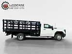 New 2025 GMC Sierra 3500 Pro Regular Cab 4x4, 12' 5" Blue Ridge Manufacturing Workhorse Stake Bed for sale #25G776 - photo 6