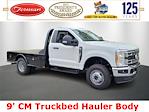 New 2023 Ford F-350 XL Regular Cab 4WD, 9' 4" CM Truck Beds SK Model Flatbed Truck for sale #23F1164 - photo 1