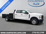 2024 Ford F-350 Crew Cab DRW 4x4, CM Truck Beds TM Deluxe Flatbed Truck for sale #24T100 - photo 3