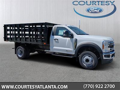 New 2024 Ford F-550 XL Regular Cab 4x2, 12' PJ's Stake Bed for sale #24T336 - photo 1
