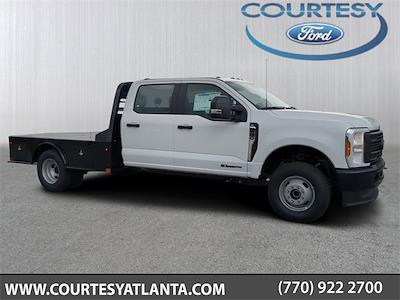 2024 Ford F-350 Crew Cab DRW 4x4, CM Truck Beds SK Model Flatbed Truck for sale #24T361 - photo 1