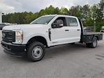 2024 Ford F-350 Crew Cab DRW 4x4, CM Truck Beds SK Model Flatbed Truck for sale #24T361 - photo 3