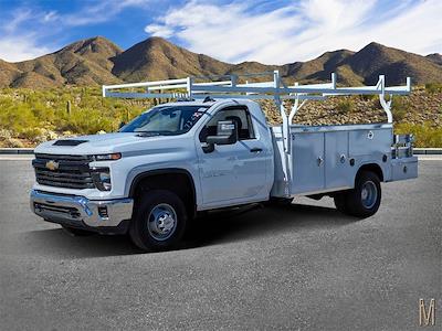 New 2024 Chevrolet Silverado 3500 Work Truck Regular Cab 4x2, 12' Royal Truck Body Service Combo Body for sale #RF201455 - photo 1