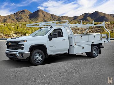 New 2024 Chevrolet Silverado 3500 Work Truck Regular Cab 4x2, 12' Royal Truck Body Contractor Body Contractor Truck for sale #RF247277 - photo 1