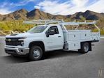 New 2024 Chevrolet Silverado 3500 Work Truck Regular Cab 4x4, 12' Reading Contractor Body Contractor Truck for sale #RF249802 - photo 1