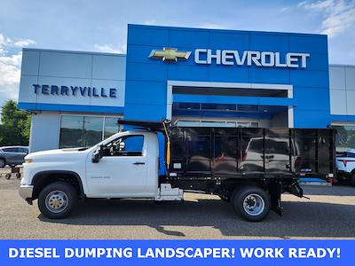 New 2024 Chevrolet Silverado 3500 Work Truck Regular Cab 4x4, Dejana Truck & Utility Equipment Landscape Dump for sale #30463 - photo 1