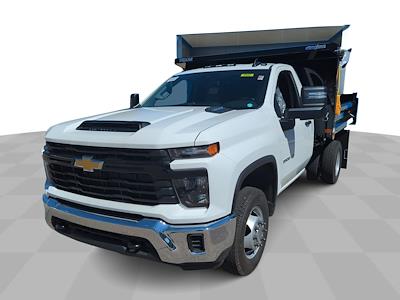 New 2024 Chevrolet Silverado 3500 Work Truck Regular Cab 4WD, 9' Dejana Truck & Utility Equipment DynaPro Dump Body Dump Truck for sale #J8790 - photo 1