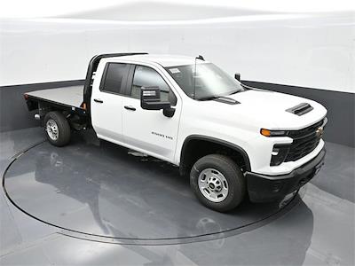 New 2024 Chevrolet Silverado 2500 Work Truck Double Cab 4x4, CM Truck Beds RD Model Flatbed Truck for sale #C21142 - photo 1