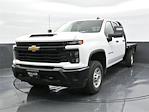 New 2024 Chevrolet Silverado 2500 Work Truck Double Cab 4x4, CM Truck Beds RD Model Flatbed Truck for sale #C21142 - photo 1