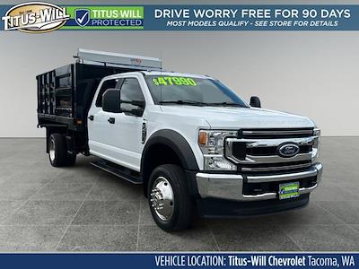 Used 2021 Ford F-450 Crew Cab RWD, Landscape Dump for sale #41370A - photo 1