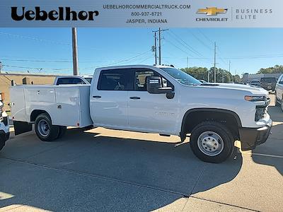 New 2024 Chevrolet Silverado 3500 Work Truck Crew Cab 4x4, 9' Reading Classic II Steel Service Truck for sale #F21667 - photo 1