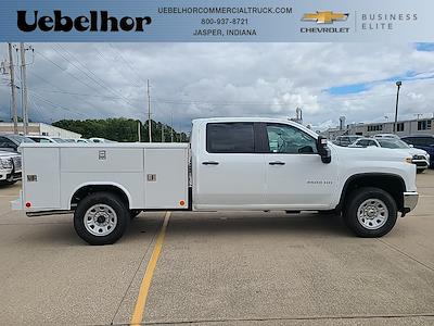 New 2024 Chevrolet Silverado 3500 Work Truck Crew Cab 4x4, 8' 2" Reading Classic II Steel Service Truck for sale #ZT21623 - photo 1