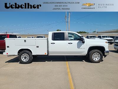 New 2024 Chevrolet Silverado 3500 Work Truck Crew Cab 4x4, 8' 2" Reading Classic II Steel Service Truck for sale #ZT21624 - photo 1