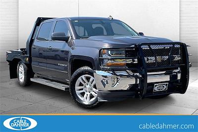 Used 2016 Chevrolet Silverado 1500 LT Crew Cab 4WD, Flatbed Truck for sale #102423A - photo 1