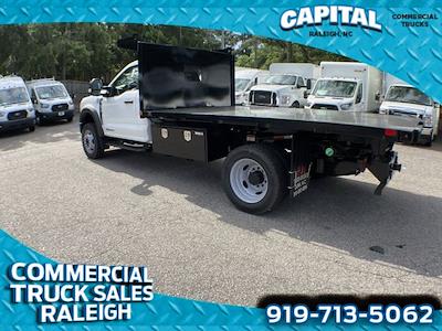 New 2024 Ford F-550 XL Regular Cab 4WD, 12' PJ's Platform Body Flatbed Truck for sale #CB2F2349 - photo 2