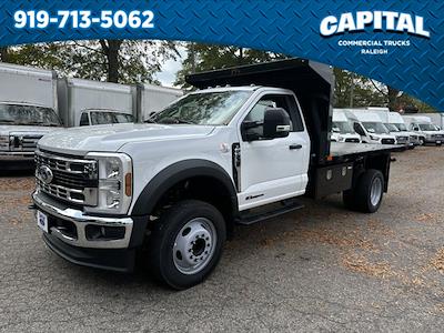 2024 Ford F-550 Regular Cab DRW RWD, PJ's Platform Body Flatbed Truck for sale #CB2F4367 - photo 1