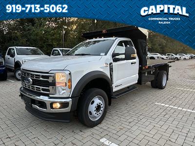 New 2024 Ford F-550 Regular Cab RWD, 12' PJ's Platform Body Flatbed Truck for sale #DT2F4248 - photo 1