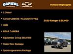 Used 2020 Ford Ranger XL Super Cab 4x4, Pickup for sale #9ADJ7656A - photo 5